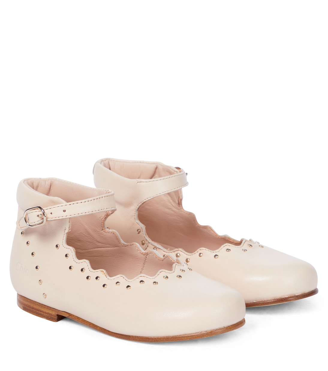 Ballerinas aus Leder | Chloé Kids