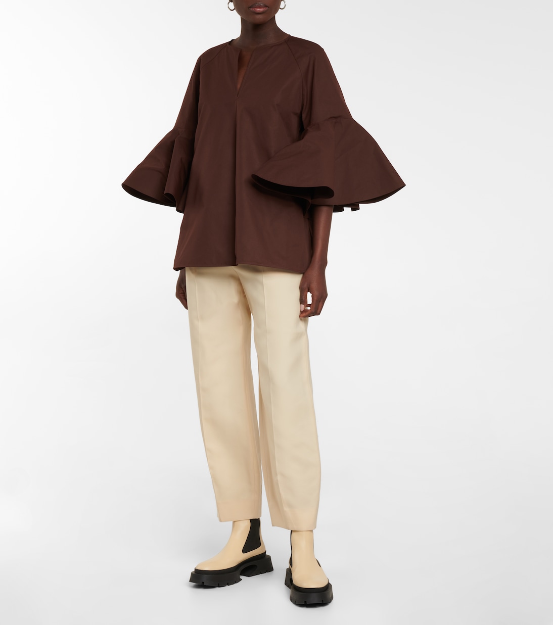 Bluse aus Baumwollpopeline | Jil Sander