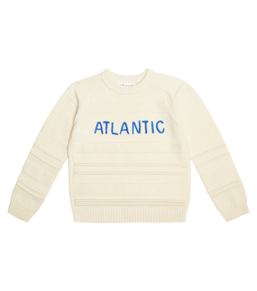 Pull Archimède brodé en laine et coton | Bonpoint