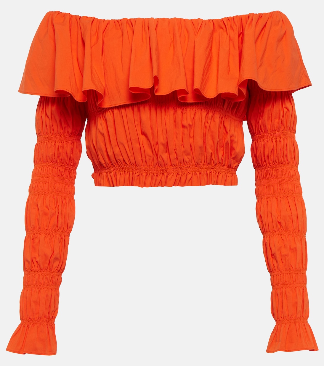 Crop top Lydia con hombros descubiertos | Caroline Constas