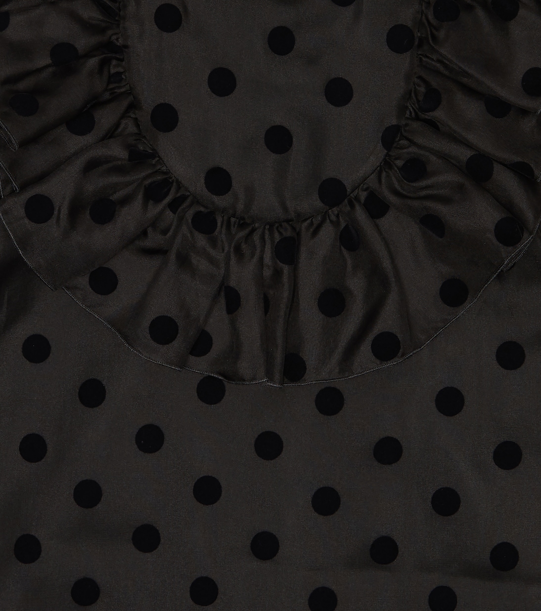 Abito in seta a pois con volant | Stella McCartney Kids
