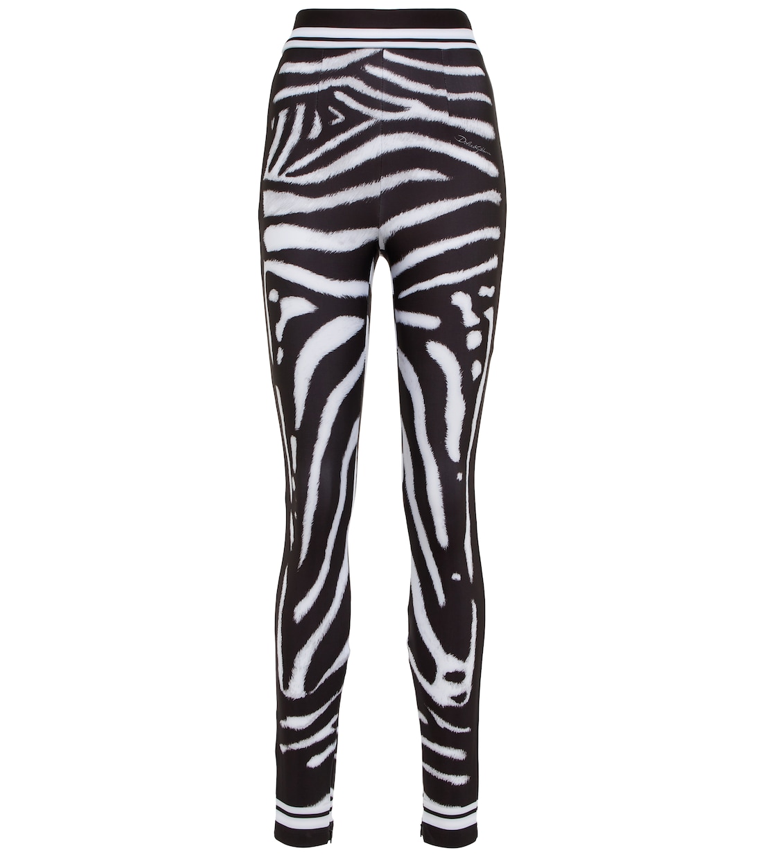 Zebra-print high-rise leggings | Dolce&Gabbana
