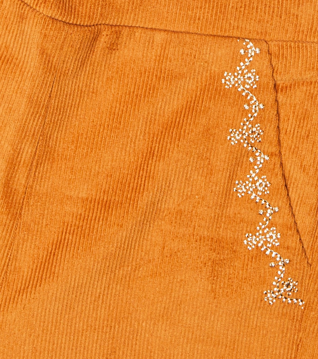 Flor embroidered cotton pants | Louise Misha