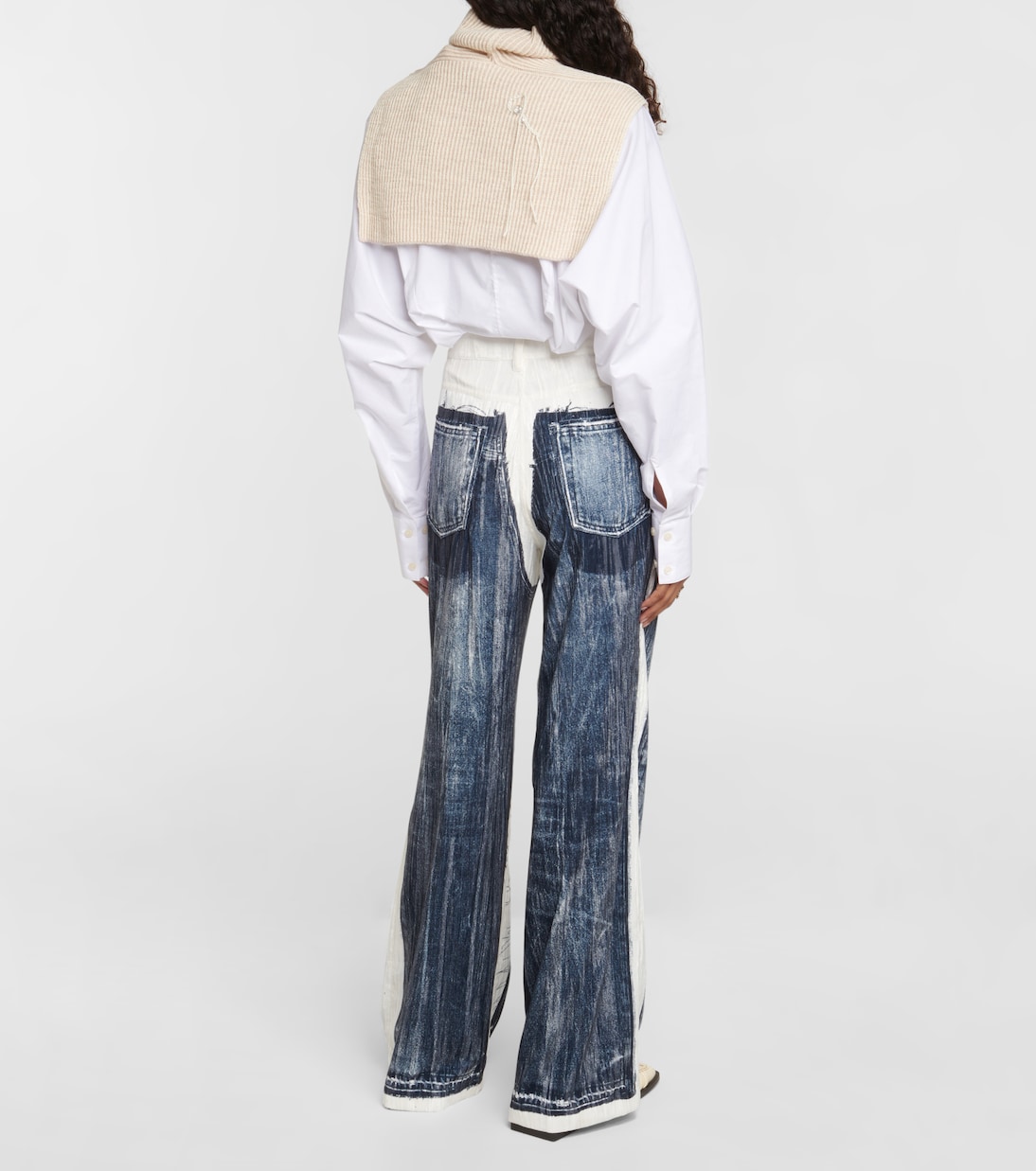 Ribbed-knit wool-blend collar | Acne Studios