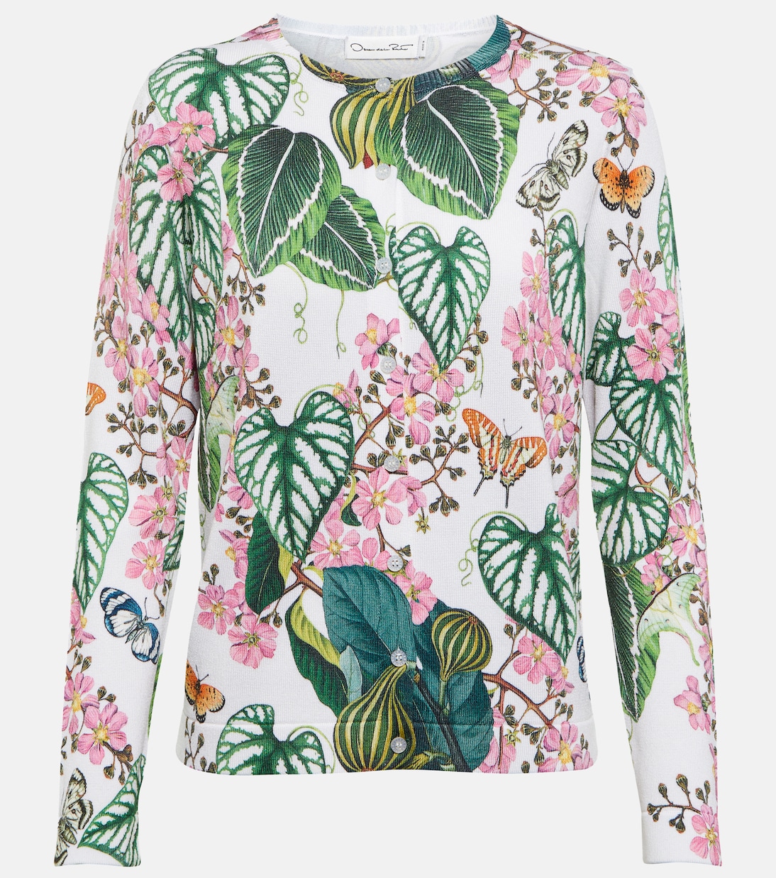 Cardigan aus einem Baumwollgemisch | Oscar de la Renta