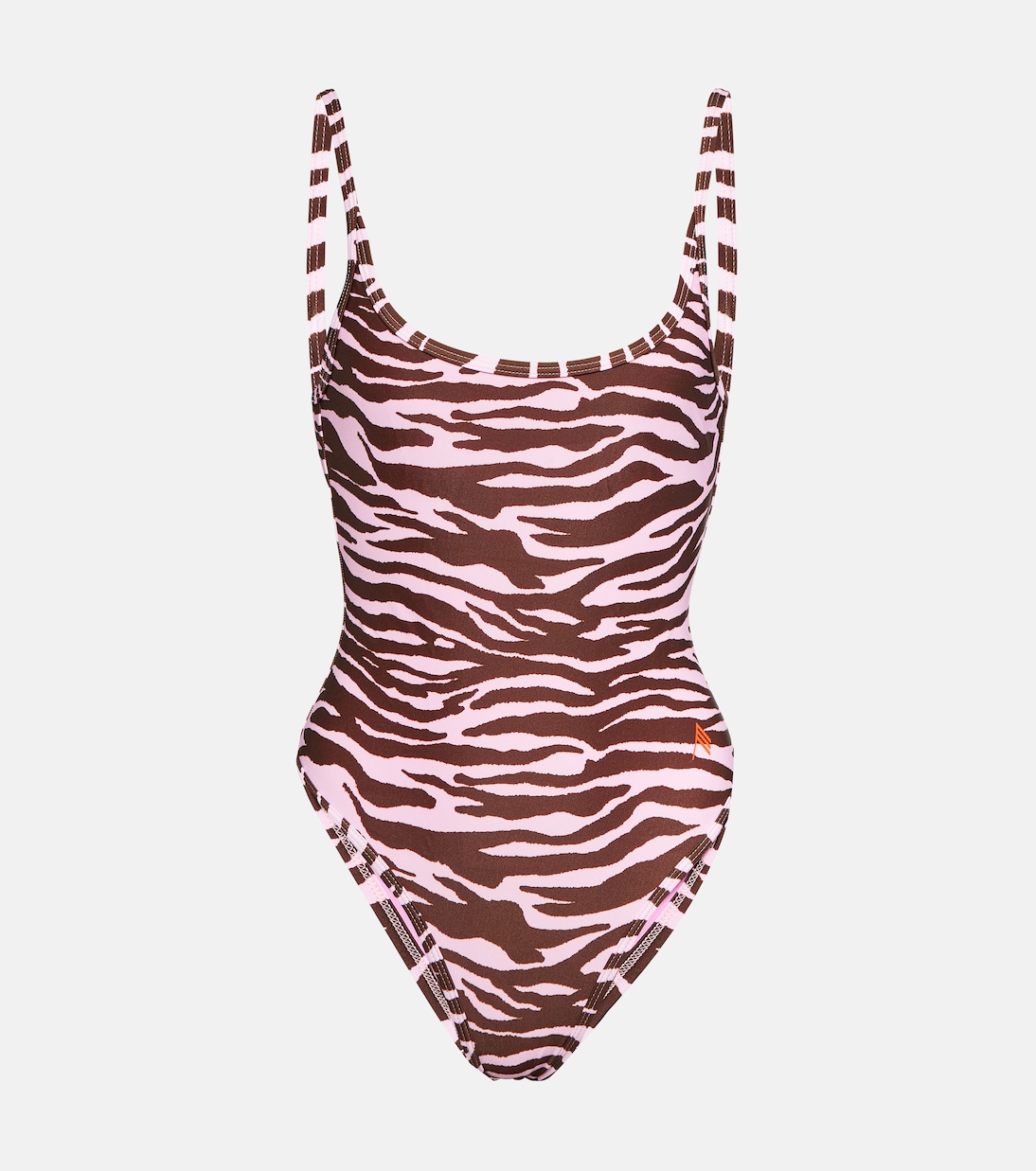 Zebra-printed swimsuit | The Attico
