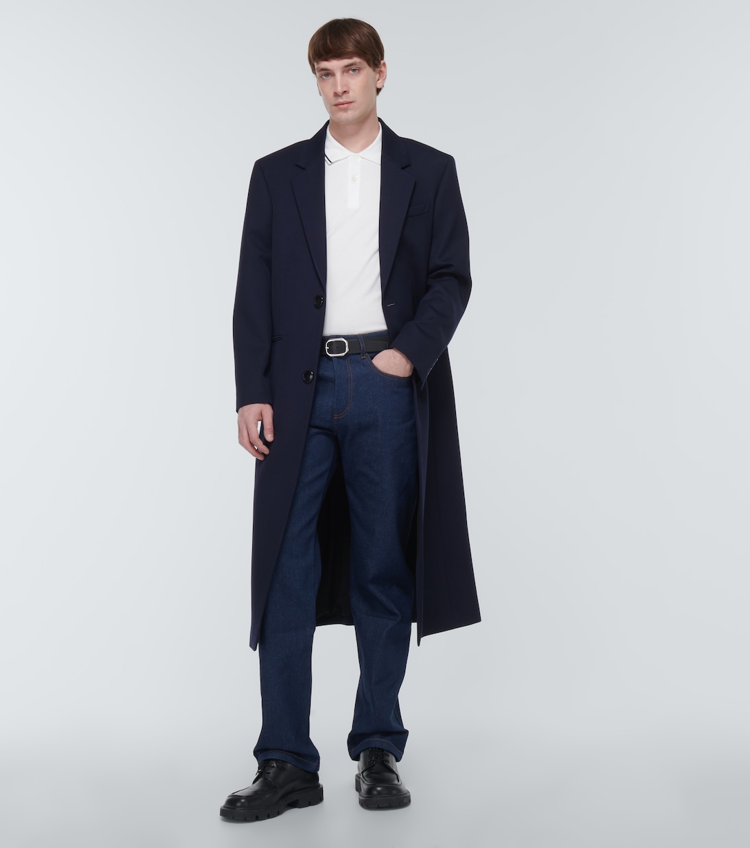 Polo in cotone a righe | Ami Paris