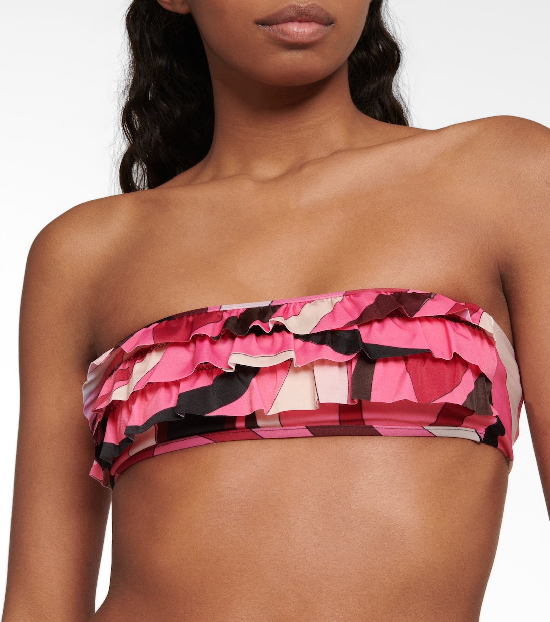 Top de bikini bandeau Marmo | Pucci