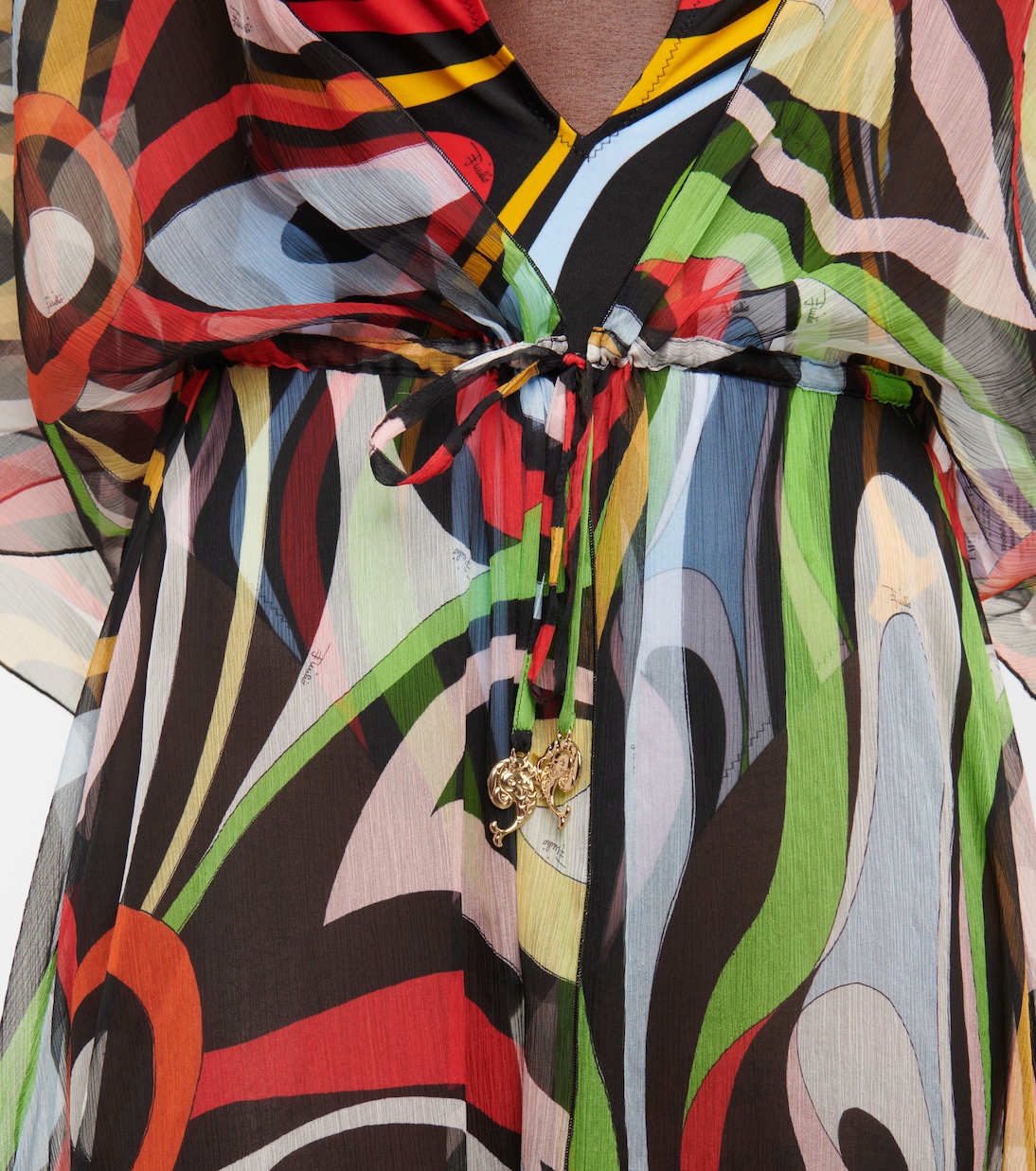 Marmo silk beach cover-up | Pucci