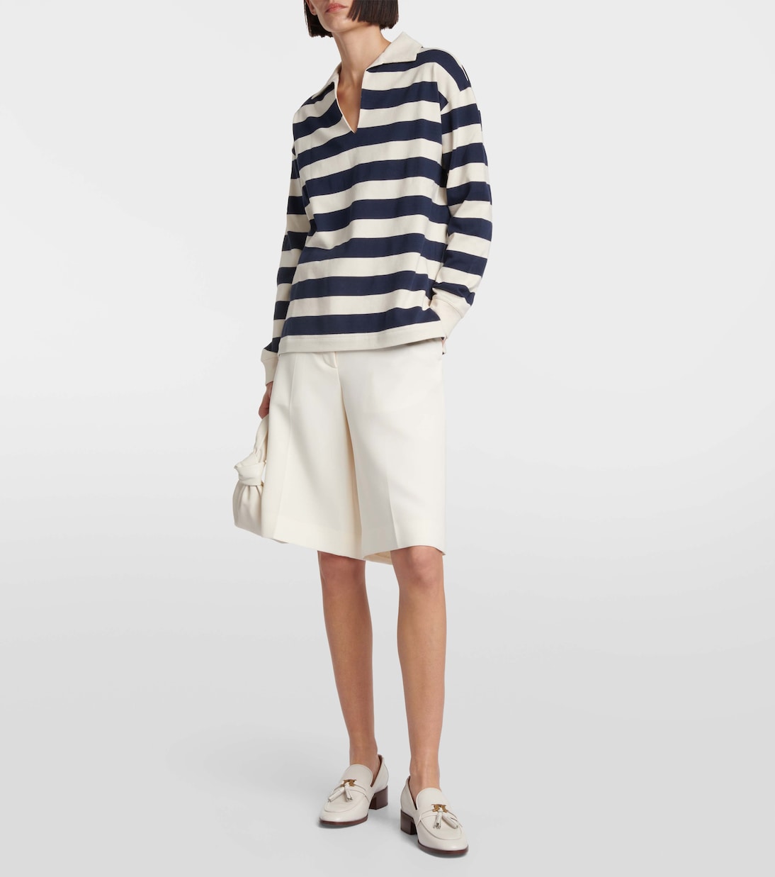 Polo de algodón a rayas | Loro Piana