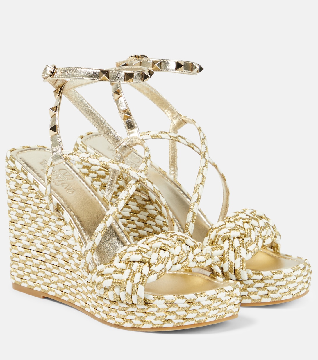 Espadrillas Rockstud con zeppa | Valentino Garavani