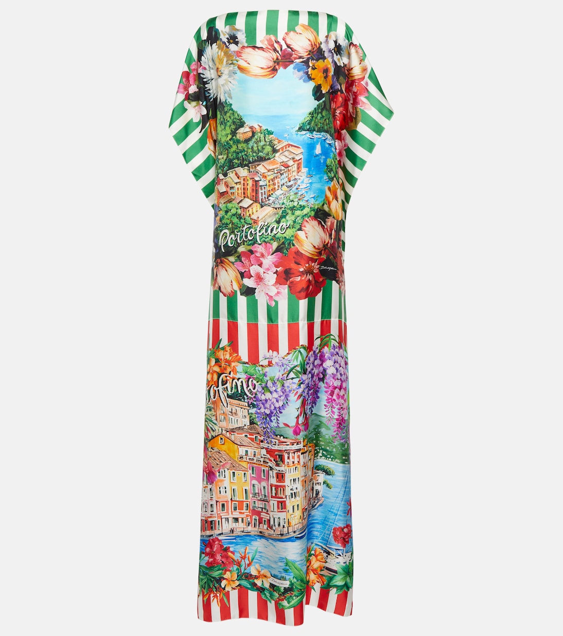 Caftano Portofino in twill di seta | Dolce&Gabbana