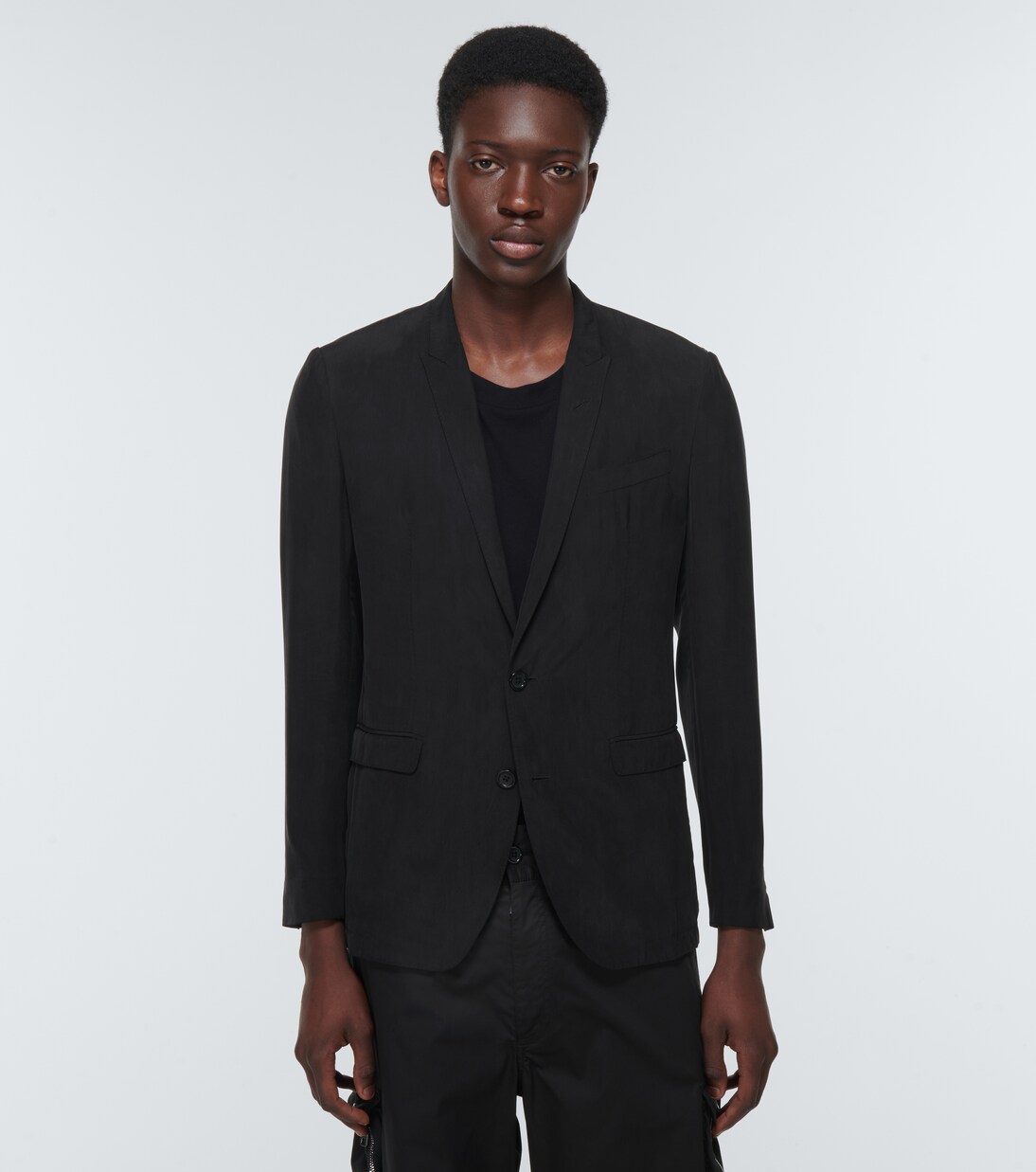 Blazer monopetto in seta | Dolce&Gabbana