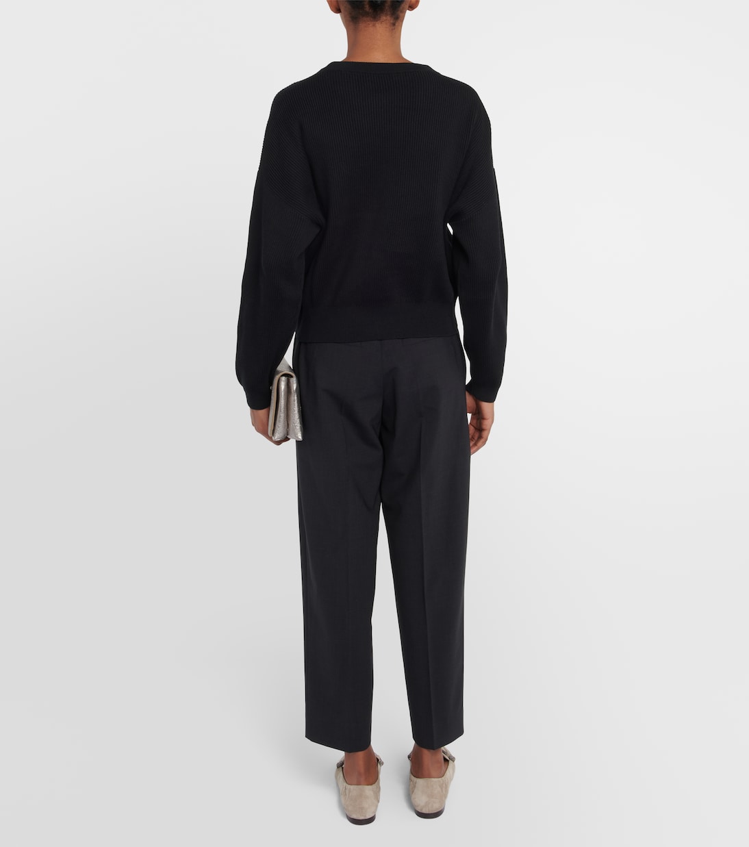 Jersey de algodón adornado | Brunello Cucinelli