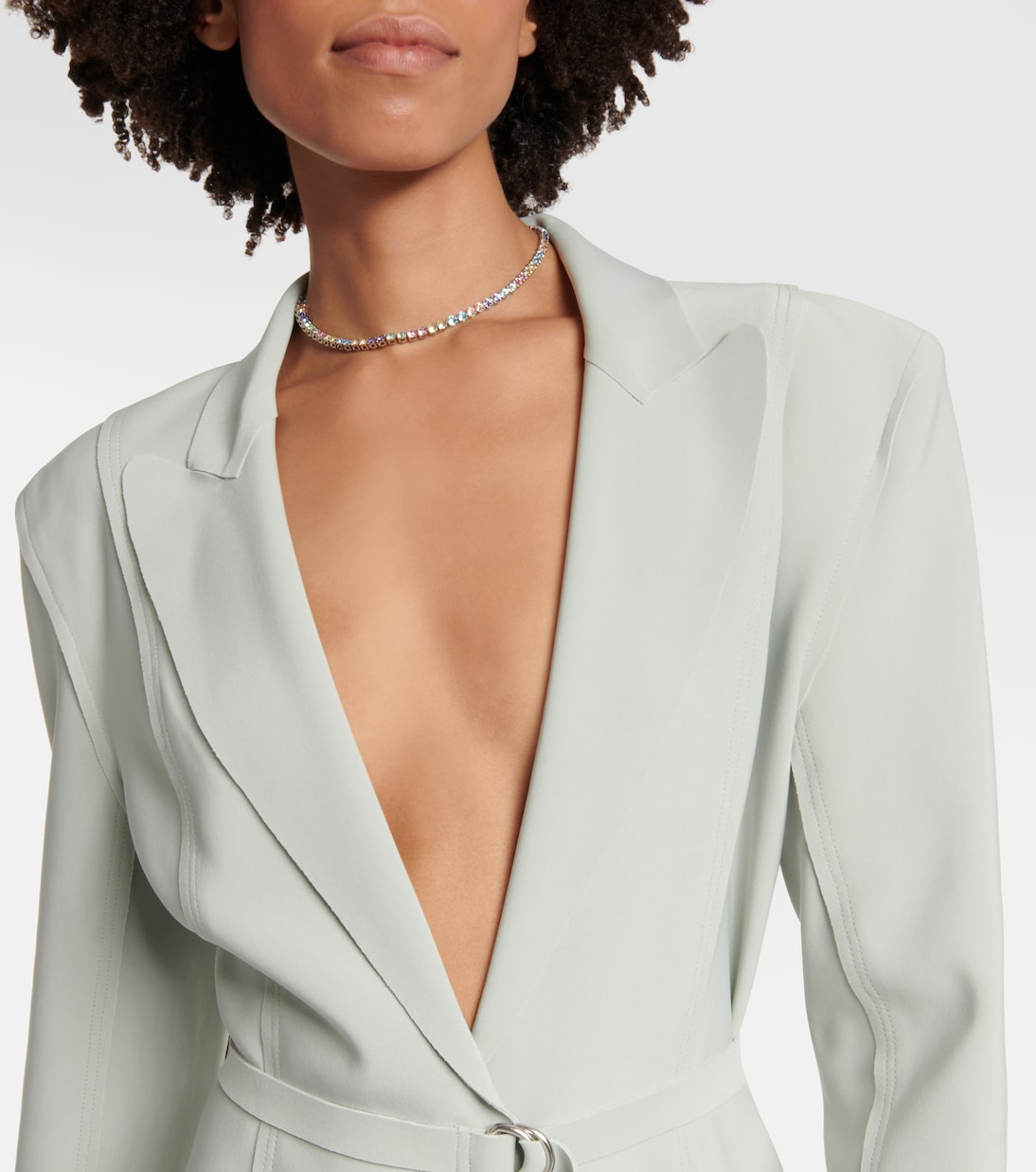 Vestido blazer corto de línea A | Norma Kamali