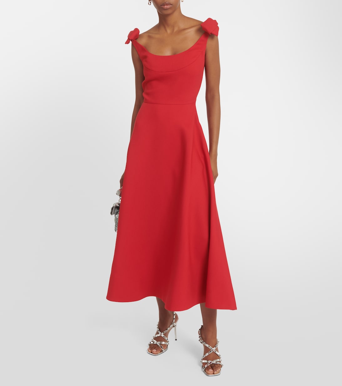 Midikleid aus Crêpe Couture | Valentino