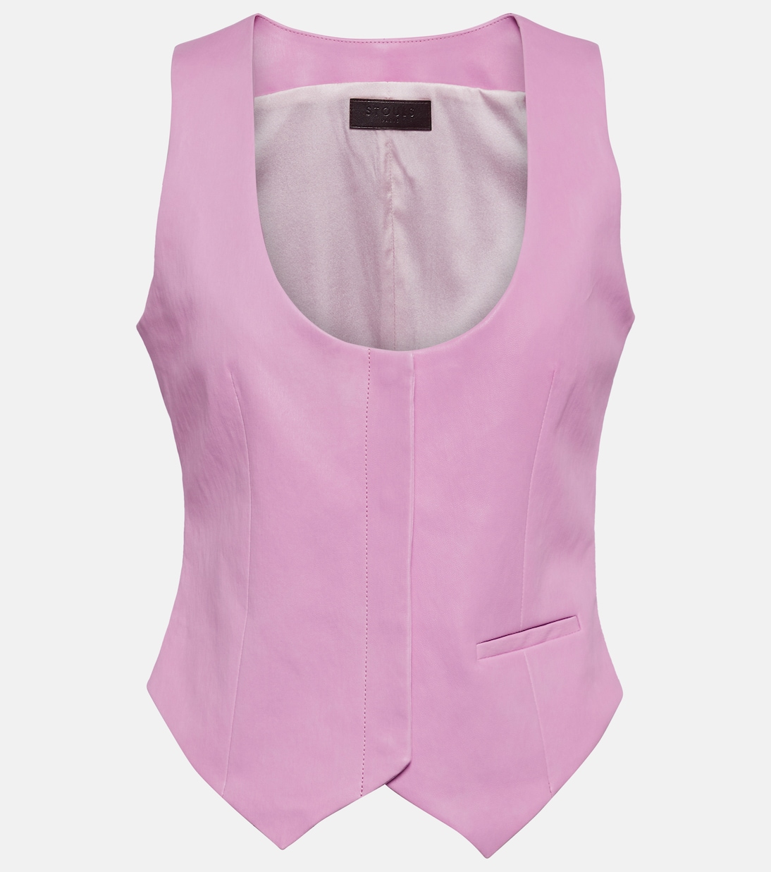 Gilet de costume Adrian en cuir | Stouls