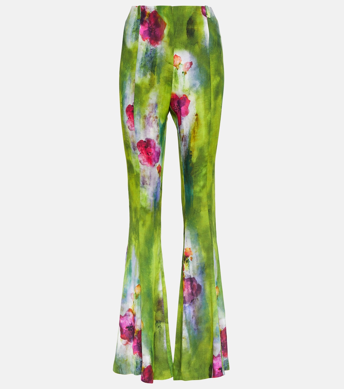 Floral high-rise flared pants | Acne Studios