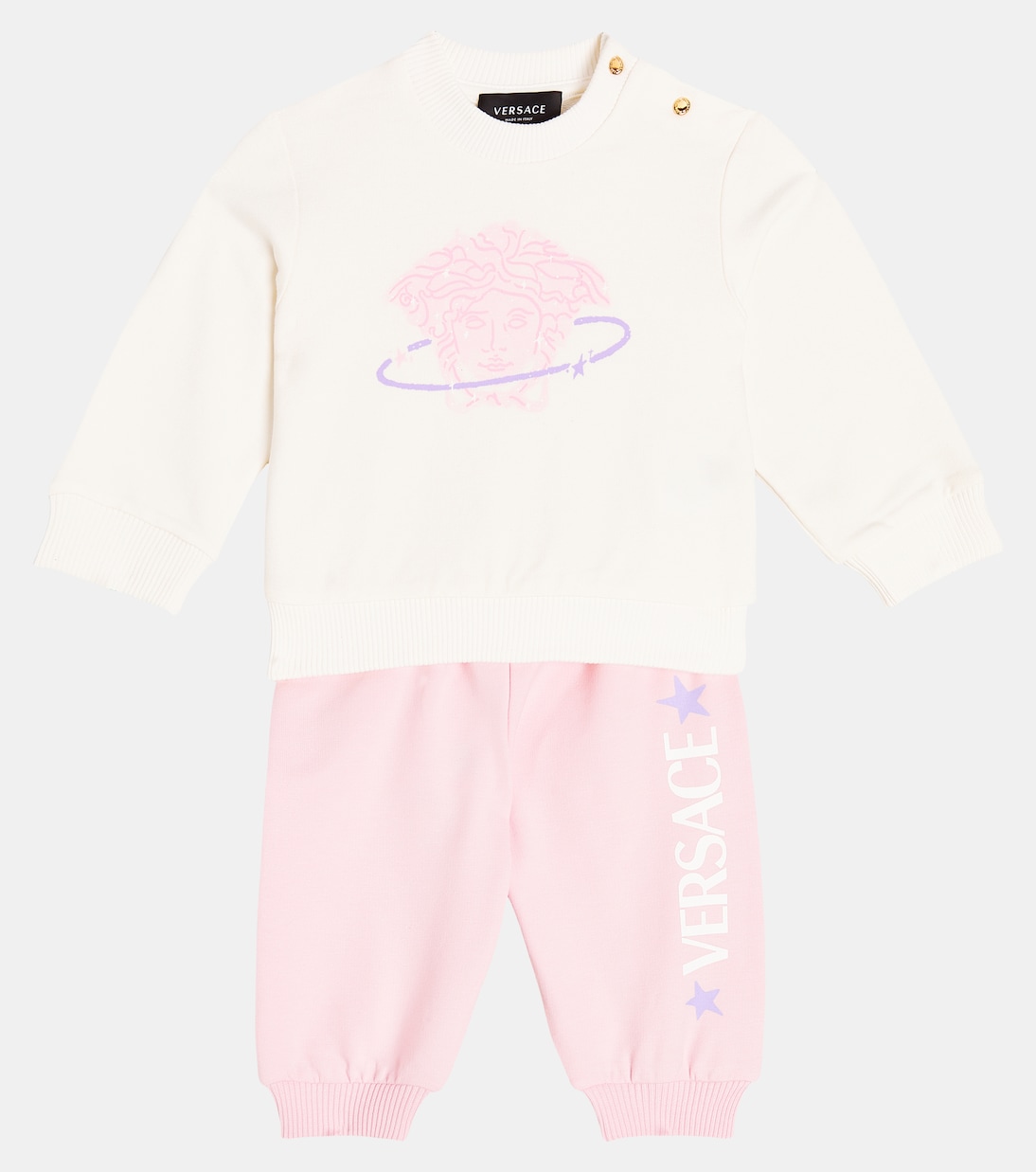 Bebé - chándal Medusa de mezcla de algodón | Versace Kids
