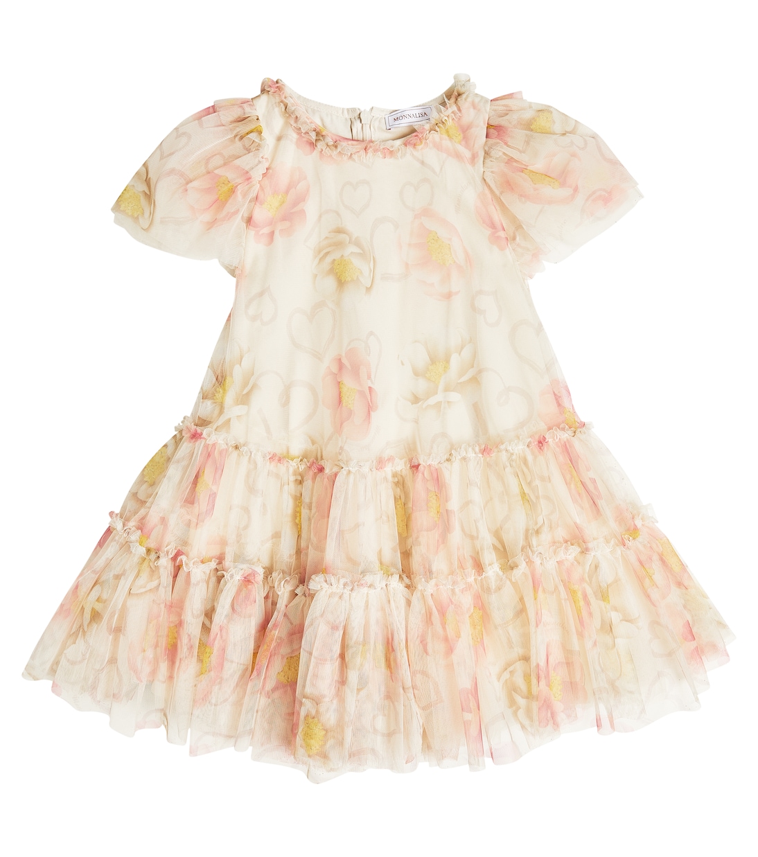 Robe imprimée en tulle | Monnalisa