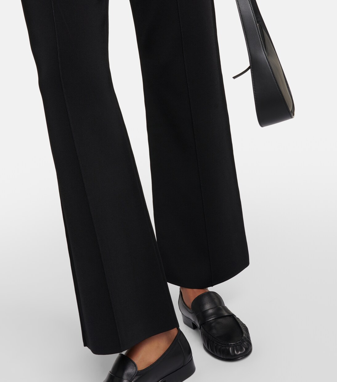 Gerade High-Rise-Hose aus Cady | Joseph