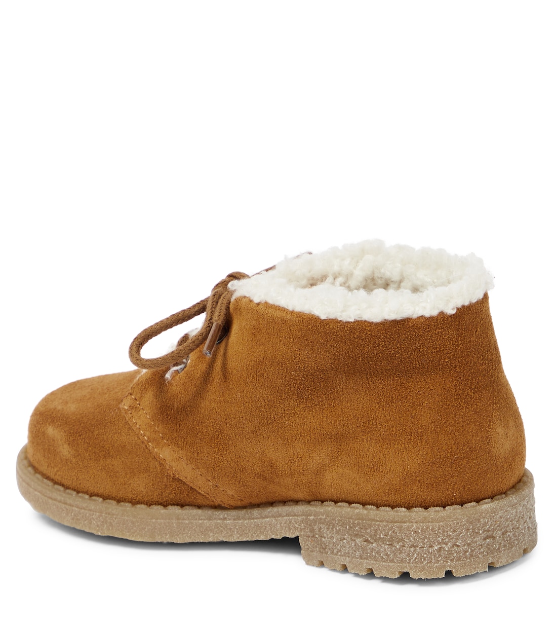 Shearling-lined suede desert boots | PèPè