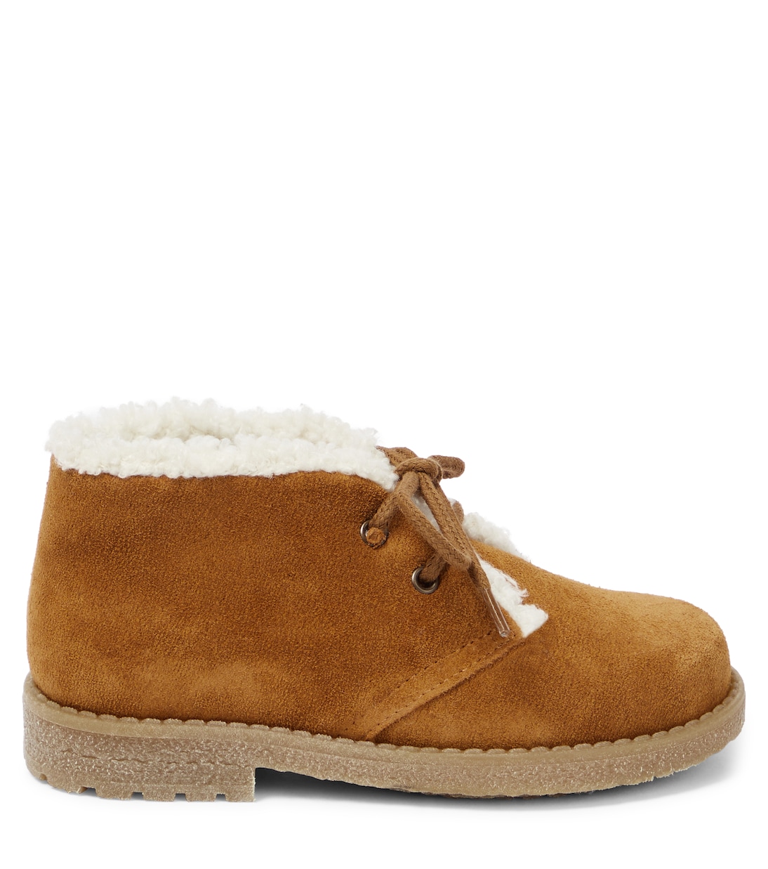 Shearling-lined suede desert boots | PèPè