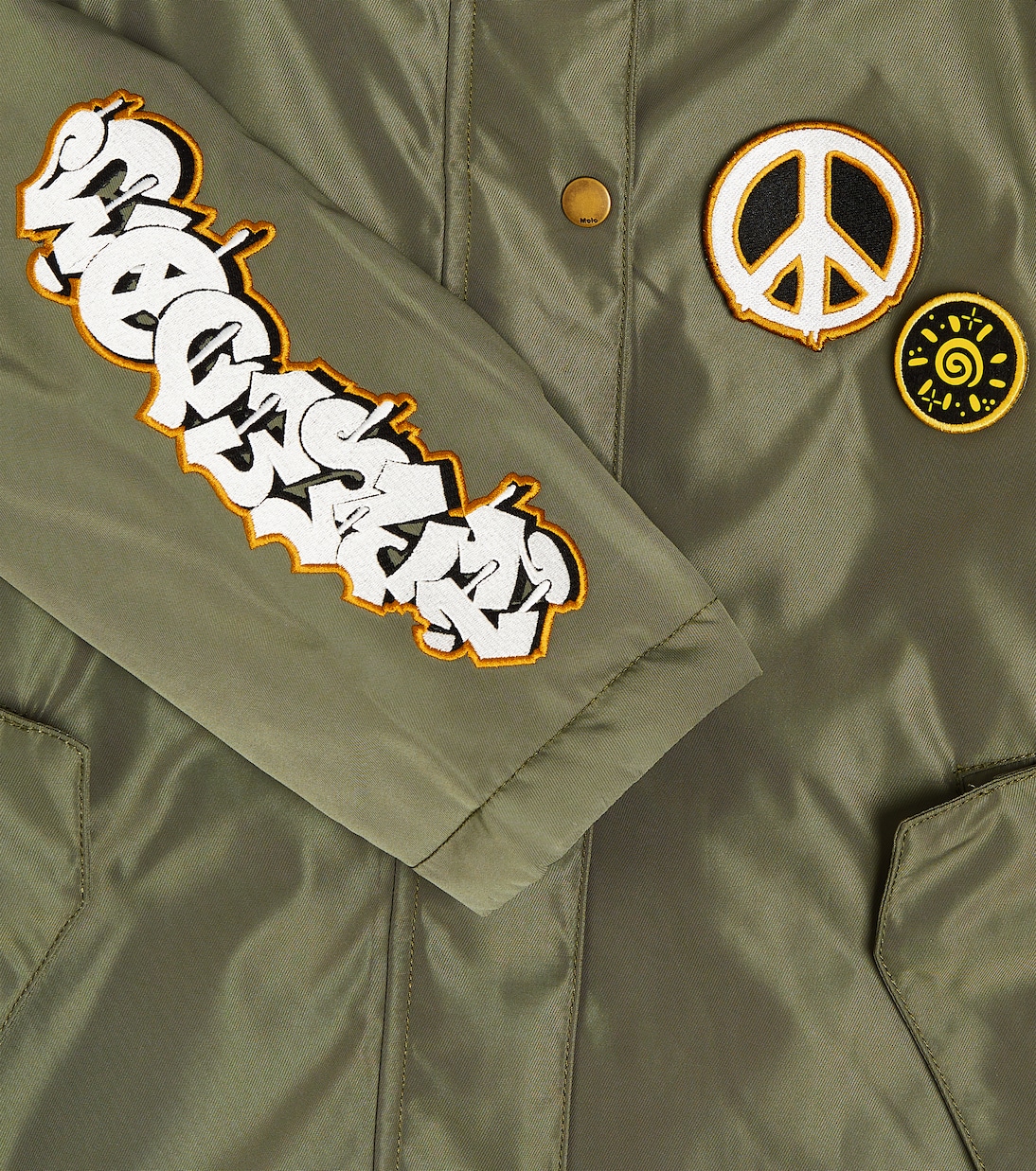 Hollah patch-appliqué coat  | Molo