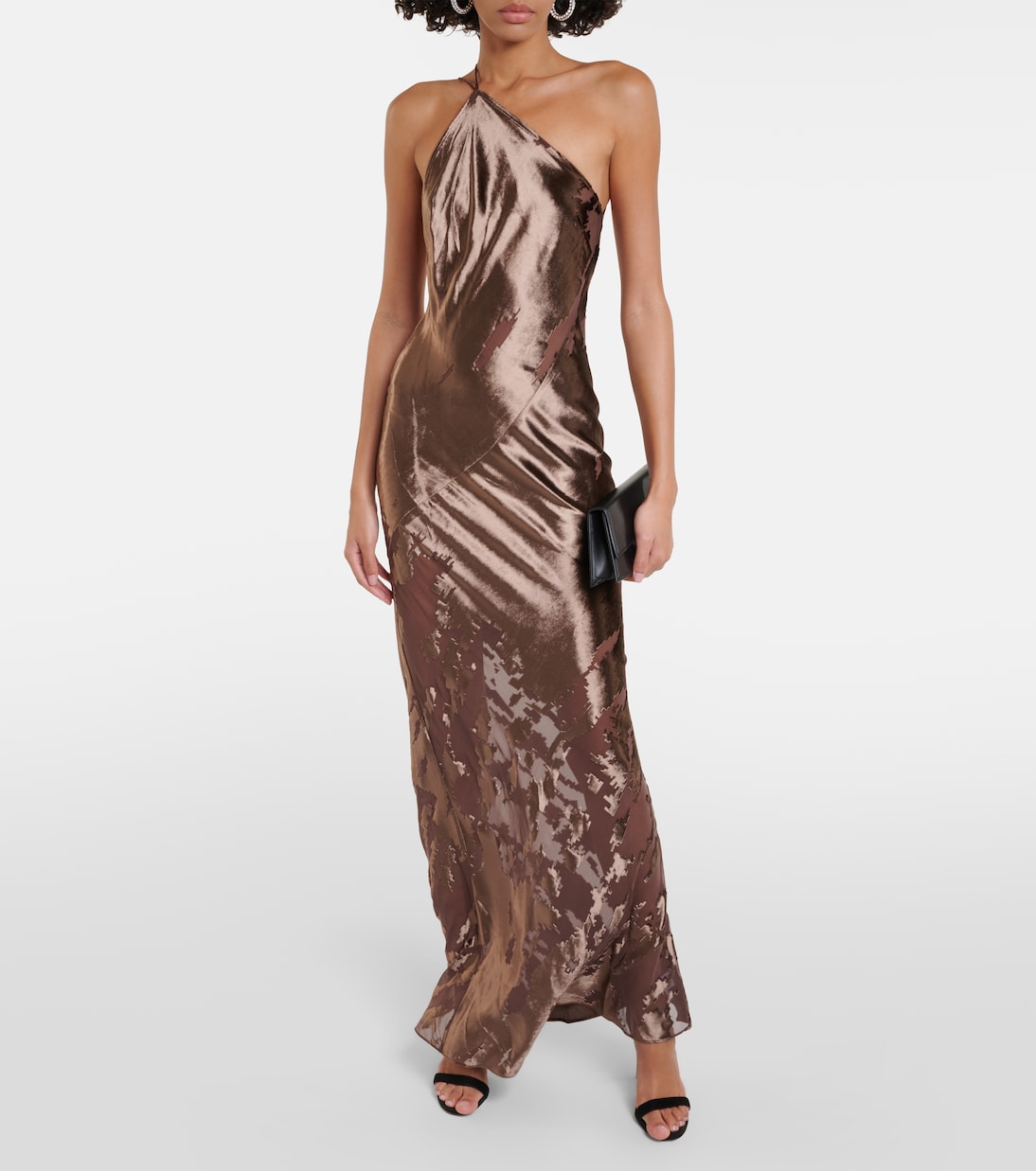 Robe longue en velours de soie | The Sei