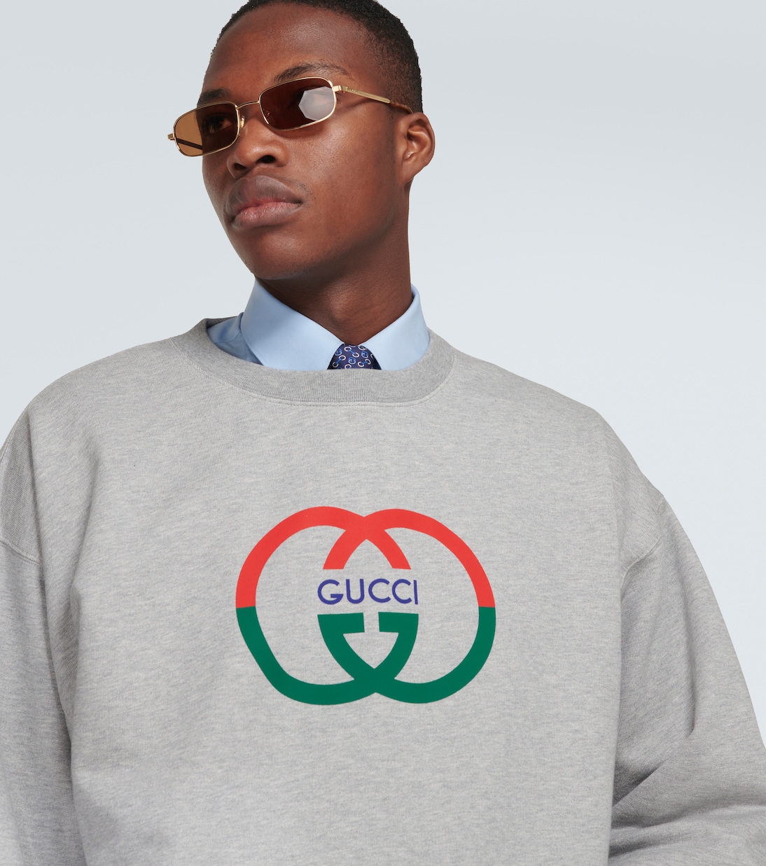 Sweatshirt Interlocking G aus Baumwoll-Jersey | Gucci