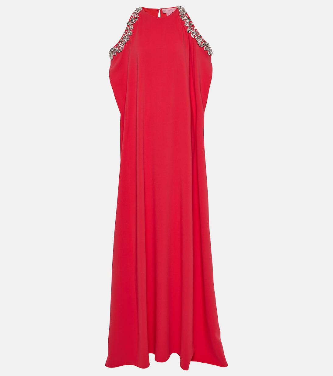 Crystal-embellished silk-blend gown | Oscar de la Renta