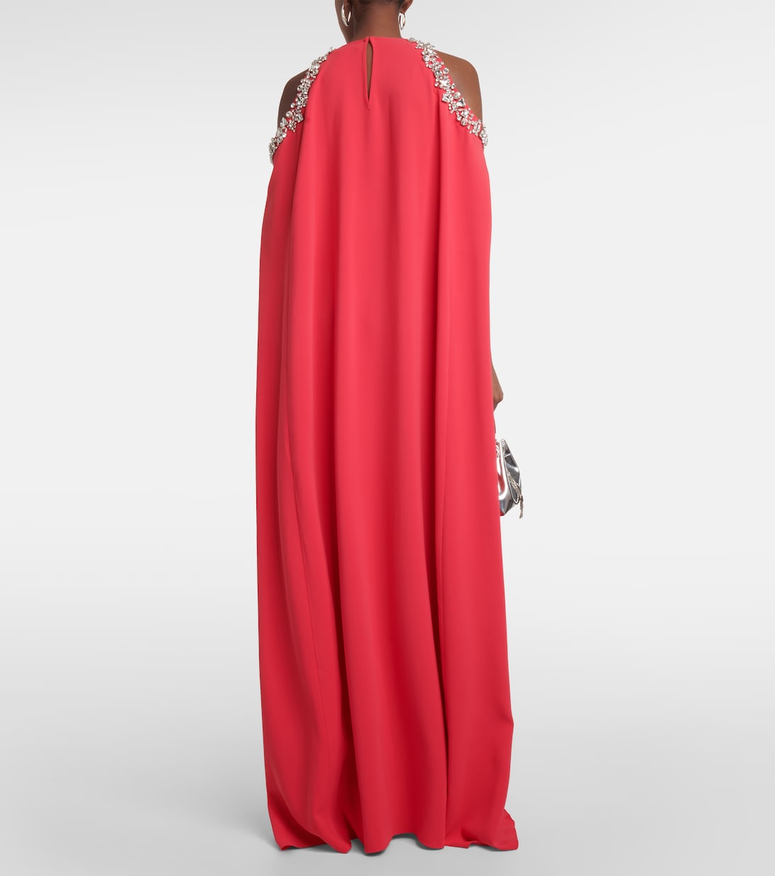 Crystal-embellished silk-blend gown | Oscar de la Renta