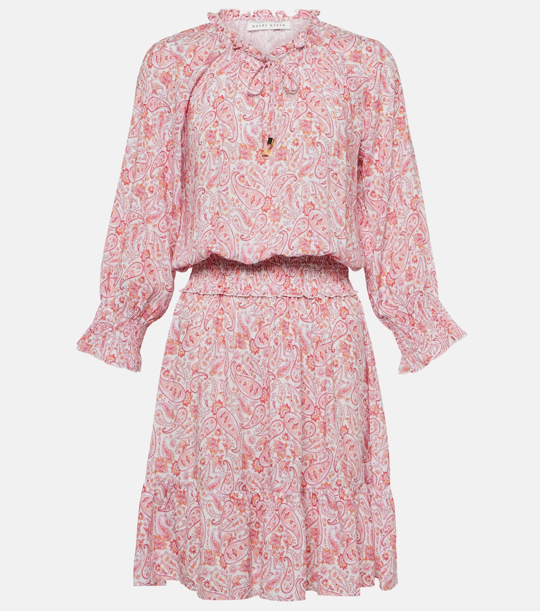 Vestido corto Muskmelon Bay con paisley | Heidi Klein