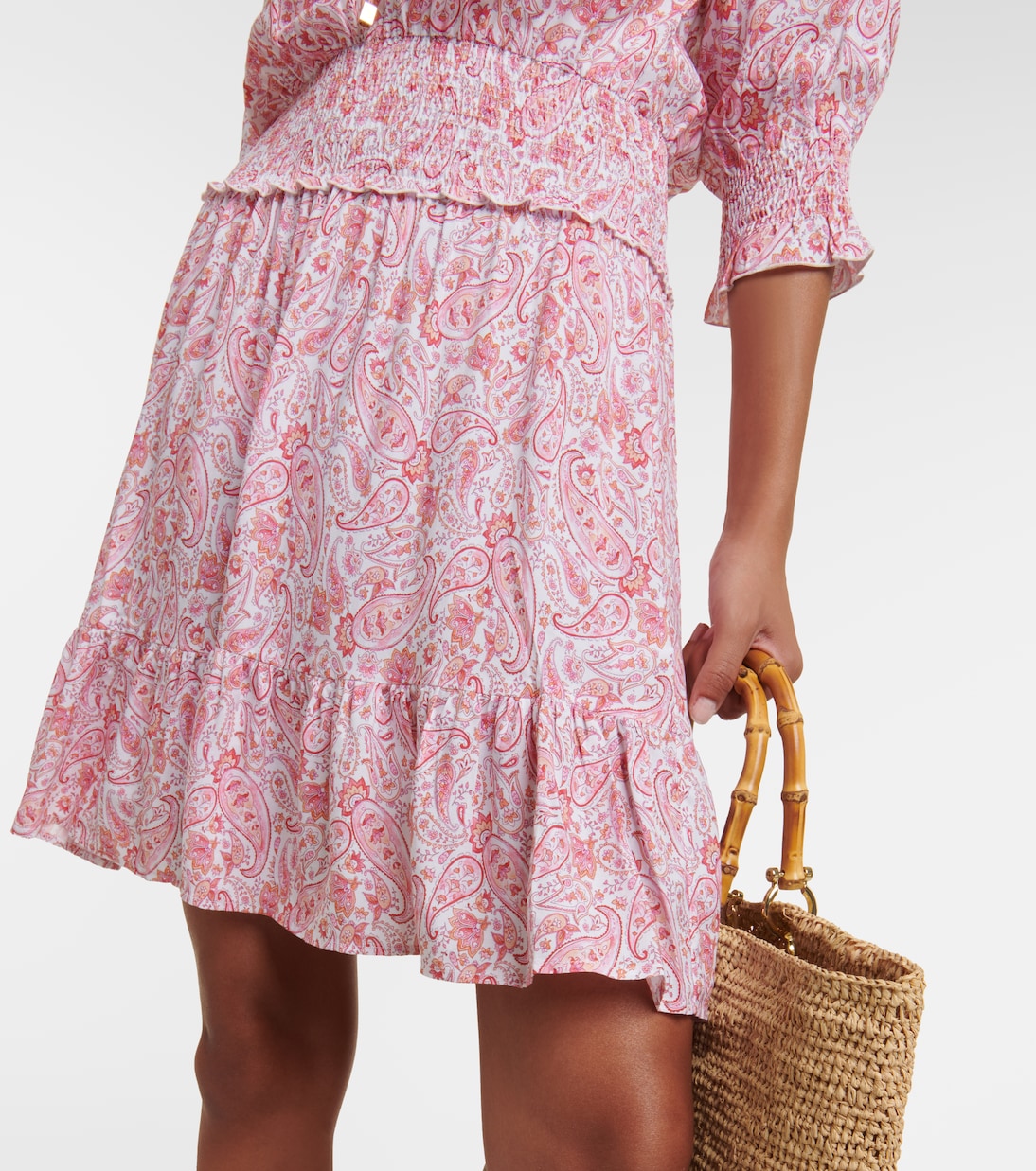 Vestido corto Muskmelon Bay con paisley | Heidi Klein