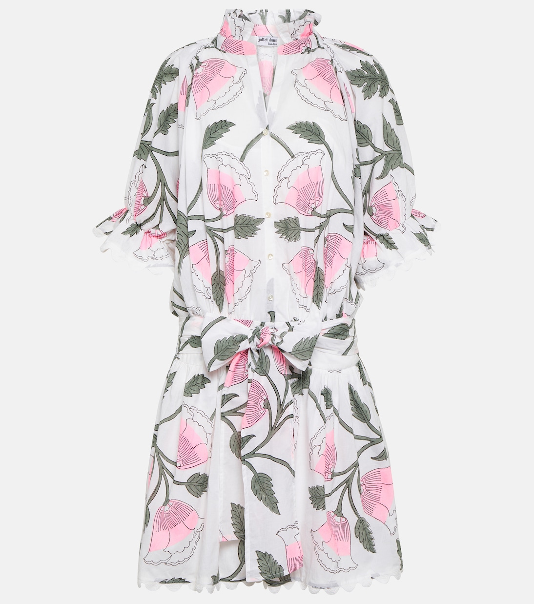 Floral cotton minidress  | Juliet Dunn