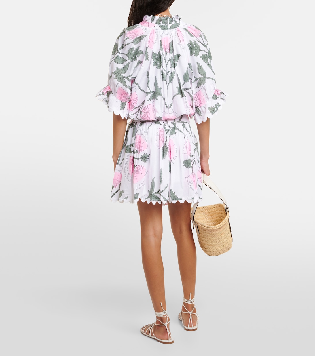 Floral cotton minidress  | Juliet Dunn