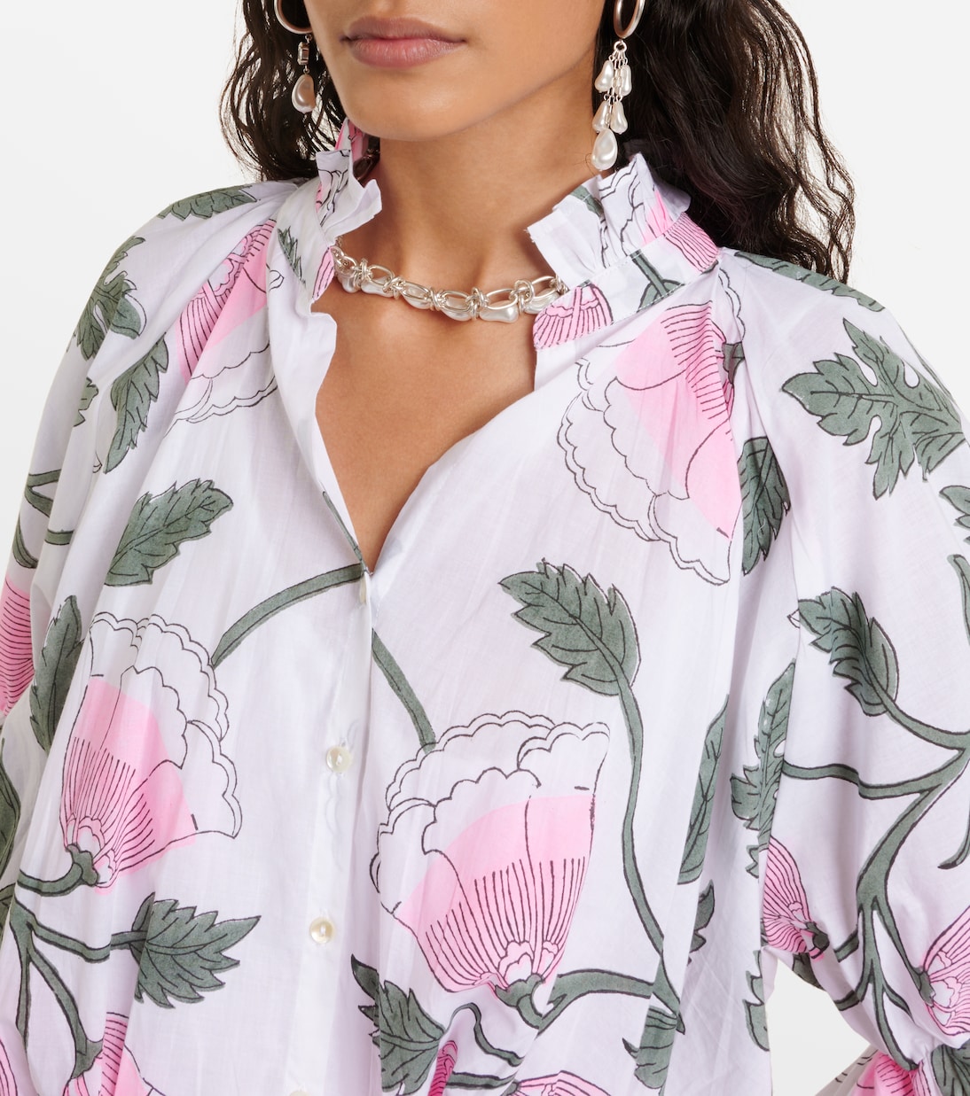 Floral cotton minidress  | Juliet Dunn
