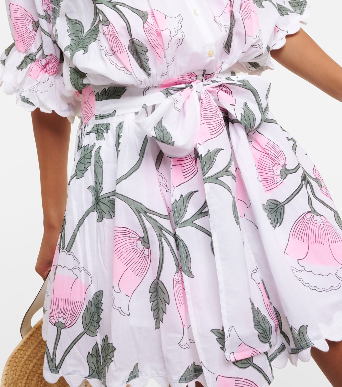 Floral cotton minidress  | Juliet Dunn