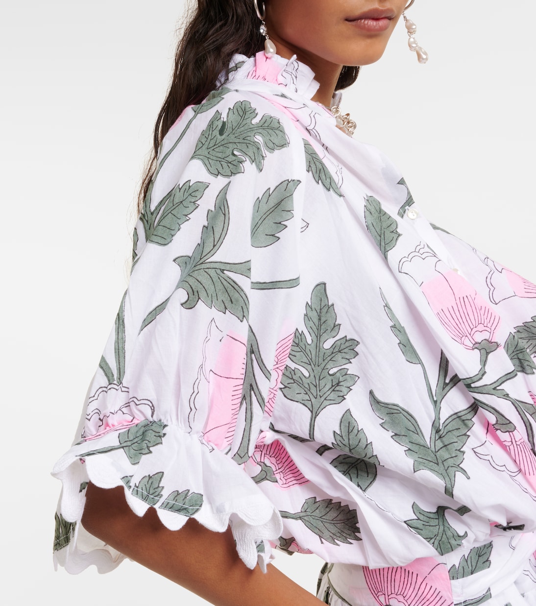 Floral cotton minidress  | Juliet Dunn