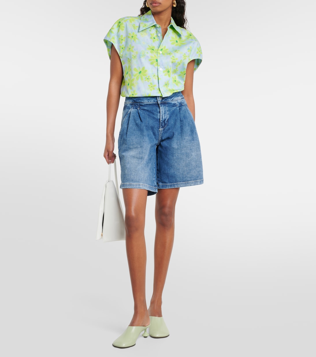 Shorts di jeans a vita alta | AG Jeans