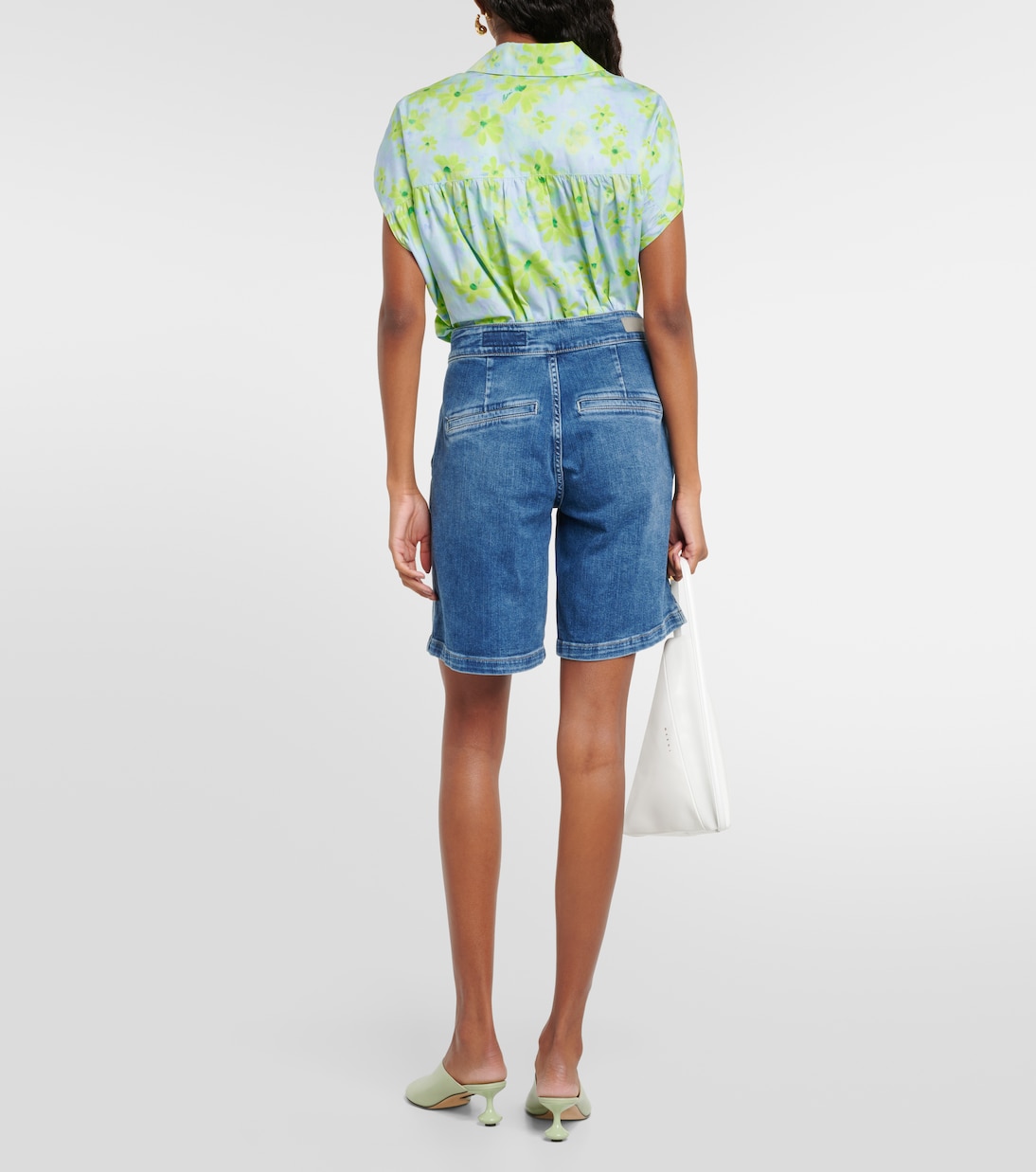 Shorts di jeans a vita alta | AG Jeans