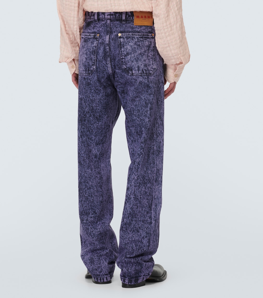 Pantalones de denim efecto mármol | Marni