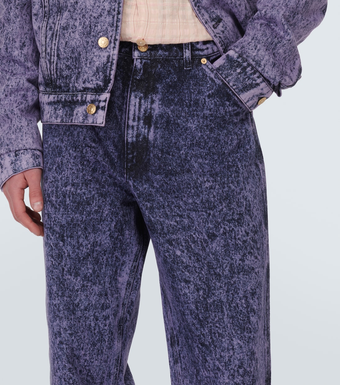 Pantalones de denim efecto mármol | Marni