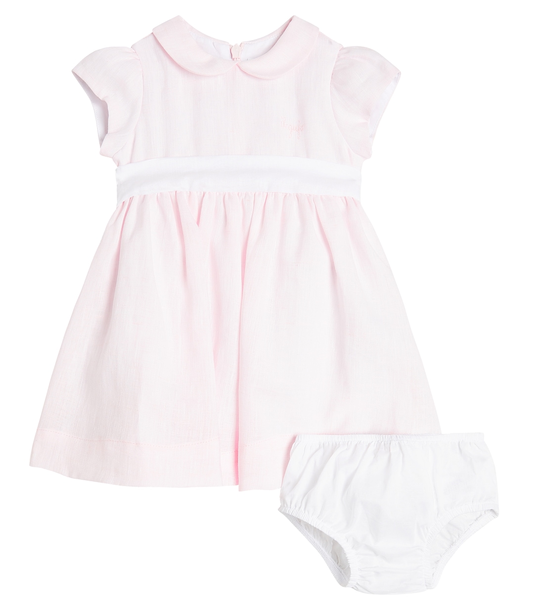 Baby - Abito e culotte in lino | Il Gufo