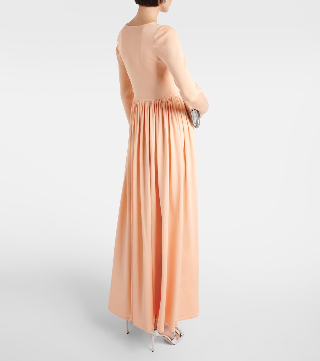 Vestido largo Natura de lamé | Zimmermann