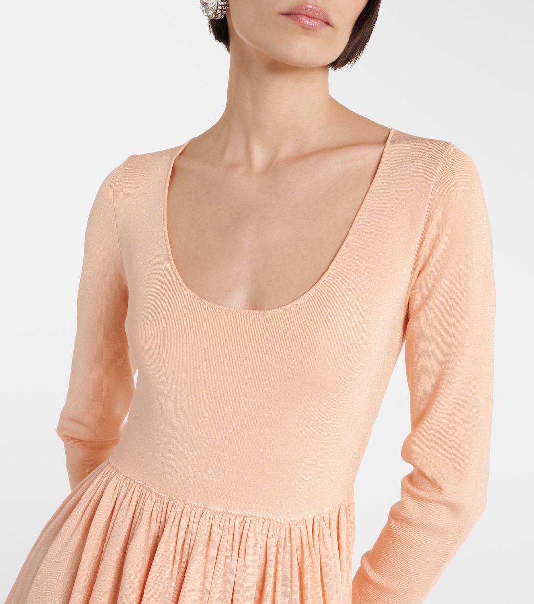 Vestido largo Natura de lamé | Zimmermann