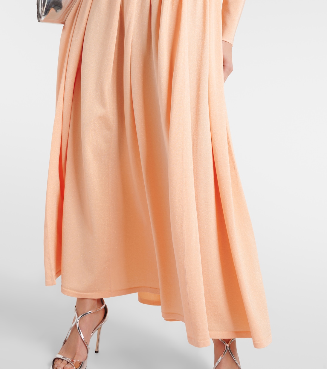 Vestido largo Natura de lamé | Zimmermann
