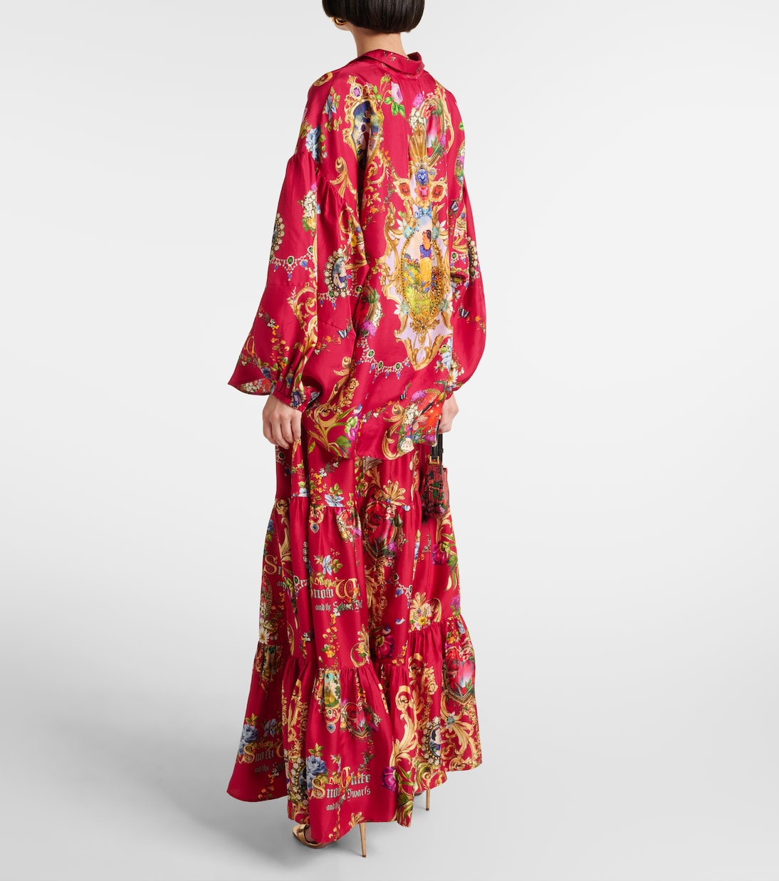 Printed silk shirt | Camilla