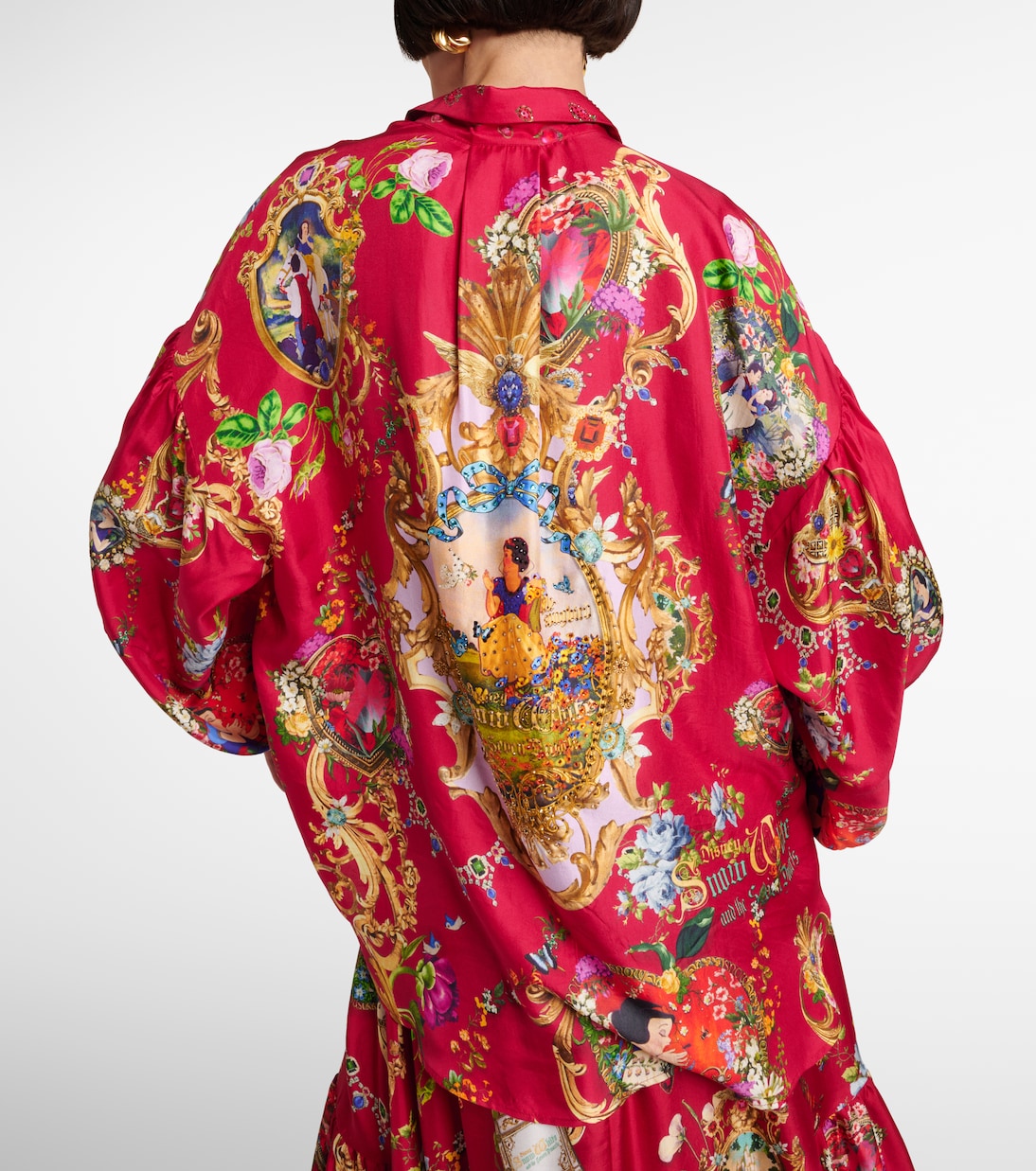 Printed silk shirt | Camilla