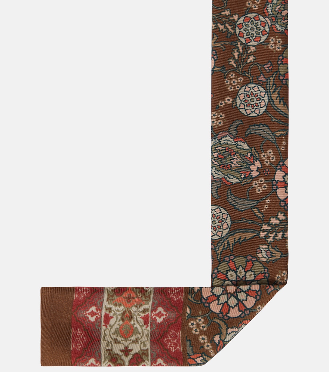 Foulard in twill di seta con stampa | Loro Piana
